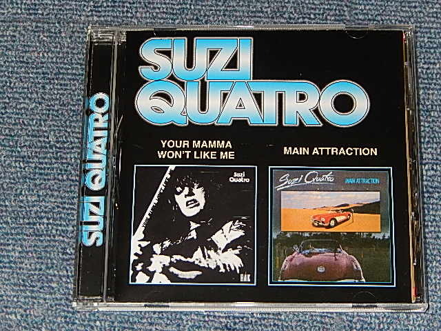 画像1: SUZI QUATRO -Your Mamma Won't Like Me / Main Attraction (2 in 1) (NEW) / 2002 RUSSIA Un-Official "Brand New" CD 