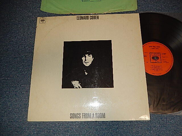 画像1: LEONARD COHEN - SONGS FROM A ROOM  (Ex+++/Ex+++ Looks:Ex++) / 1969 UK ENGLAND ORIGINAL MONO Used LP