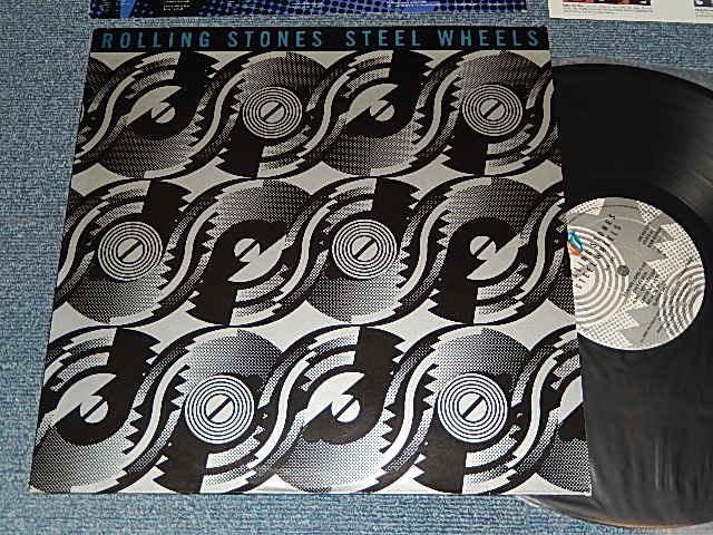 画像1: ROLLING STONES - STEEL WHEELS (With CUSTOM SLEEVE & FLYER for RECORDS SALES) (Ex+++/MINT-)  / 1989 UK ENGLAND ORIGINAL Used LP