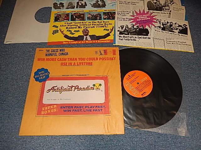 画像1: The GUESS WHO - ARTICAL PARADISE (With INSERTS) (VG++, MINT-/Ex+++ CUT OUT, SPLIT) / 1973 US AMERICA ORIGINAL Used LP 