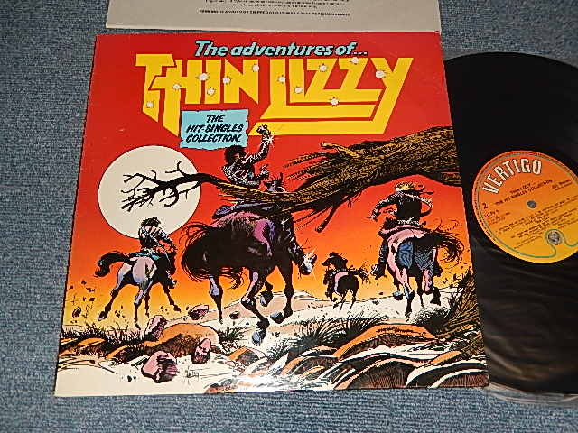 画像1: THIN LIZZY - The Adventures Of Thin Lizzy (The Hit Singles Collection)(Matrix #A)LIZTV 1 A // 3▽ETH TOWNHOUSE 1 2 01 B)LIZTV 1 B // 1▽ETH TOWNHOUSE 11 21)  (Ex+/Ex+++ Looks:Ex+) / 1981 UK ENGLAND ORIGINAL Used LP 