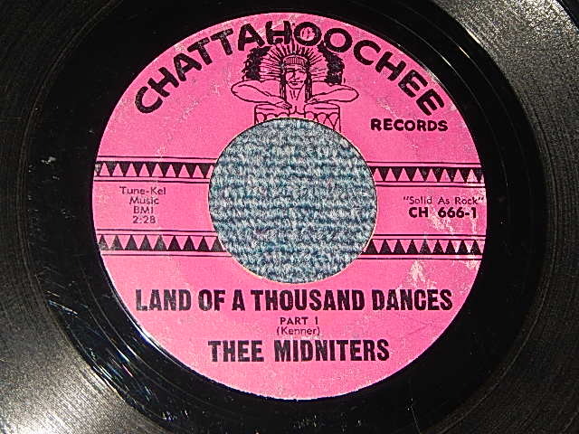 画像1: THE (THEE) MIDNITERS - A)LAND OF A THOUSAND DANCES    B)BALL O' TWINE : INST  (Ex+/Ex+)  / 1965 US AMERICA ORIGINAL Used 7" 45rpm Single