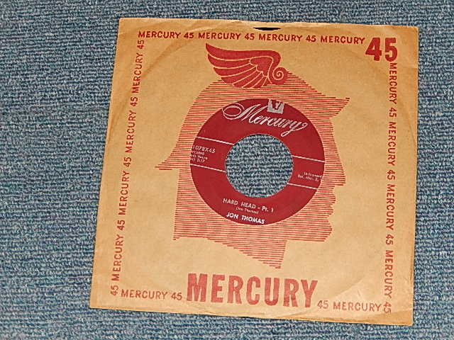 画像1: Jon Thomas (SOUL ORGAN INST)- A)Hard Head - Pt. 1   B)Hard Head - Pt. 2 (Ex++/Ex++) / 1957 US AMERICA ORIGINAL Used 7" Single  