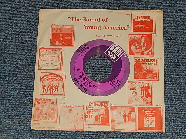 画像1: JIMMY RUFFIN - A)If You Will Let Me, I Know I Can   B)Farewell Is A Lonely Sound(Ex+++/Ex+++) /1969 US AMERICA ORIGINAL Used 7" 45rpm SINGLE