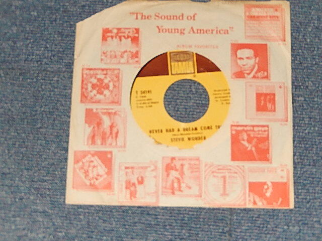 画像1: STEVIE WONDER - A)Never Had A Dream Come True  B)Somebody Knows, Somebody Cares (Ex++/Ex++) / 1970 US AMERICA ORIGINAL Used 7" 45 rpm Single  