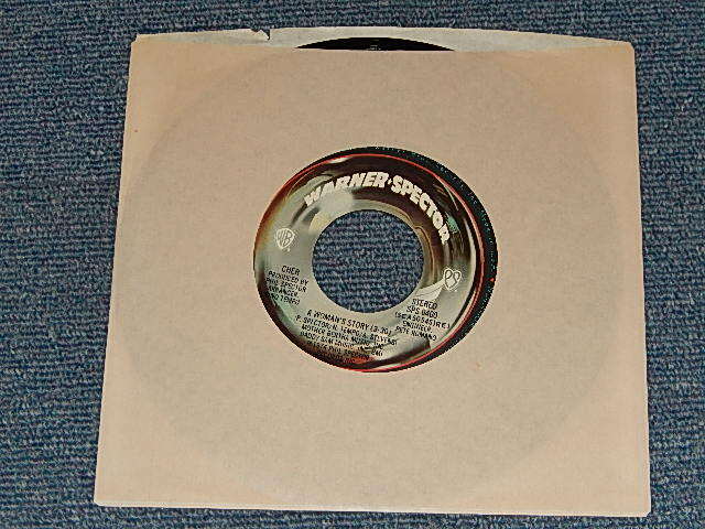画像1: CHER - A) A Woman's Story   B) Baby, I Love You (Producer : Phil Spector)  (MIT/MINT) / 1974 US AMERICA ORIGINAL Used 7" Single 