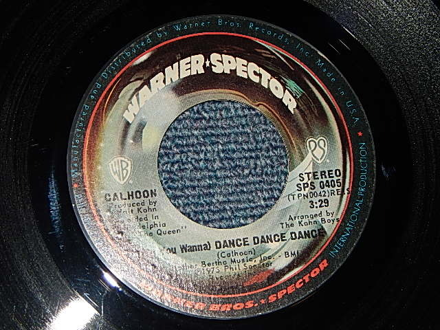 画像1: CALHOON - A) (Do You Wanna) Dance Dance Dance  B)Rain 2000  (Producer – Walt Kahn) (MINT/MINT) / 1975 US AMERICA ORIGINAL Used 7" Single 
