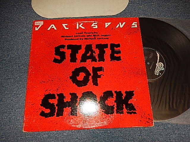 画像1: JACKSONS - STATE OF SHOCK (Ex/Ex Looks:Ex+ WOL, STOFC, EDSP) / 1980 US AMERICA ORIGINAL Used 12" 
