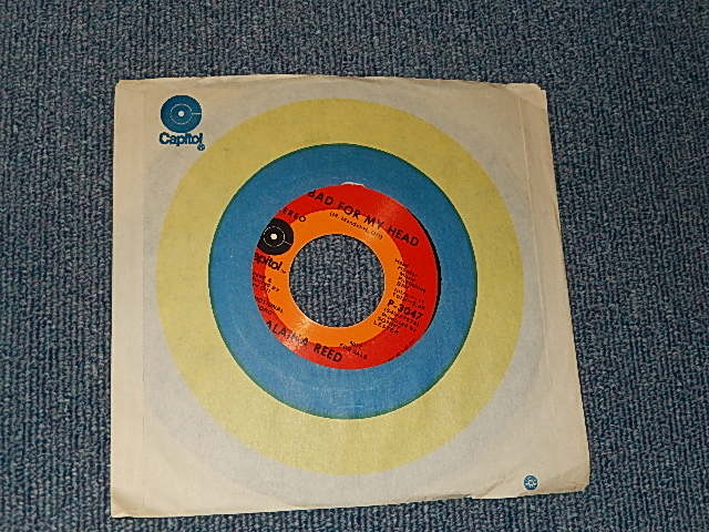 画像1: ALAINA REED - A)Bad For My Head   B)Don’t Let Me Fall In Love Alone (Ex+++/Ex+++) /1971 US AMERICA ORIGINAL "PROMO" Used 7"45 Single