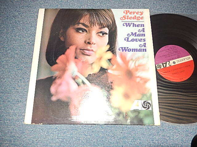 画像1: PERCY SLEDGE - WHEN A MAN LOVES A WOMAN (Ex++/Ex++ BB, EDSP) / 1966 US AMERICA ORIGINAL 1st Press "RED & PLUM With BLACK FUN on RIGHT SIDE" Label MONO Used LP 
