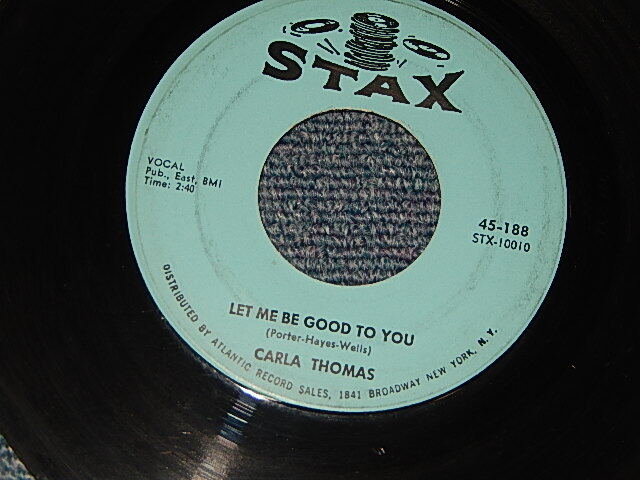 画像1: CARLA THOMAS - A) Let Me Be Good To You   B)Another Night Without My Man (Ex Looks:Ex++/VG+++ Looks:Ex+) 1966 US AMERICA ORIGINAL Used 7" 45 rpm Single  