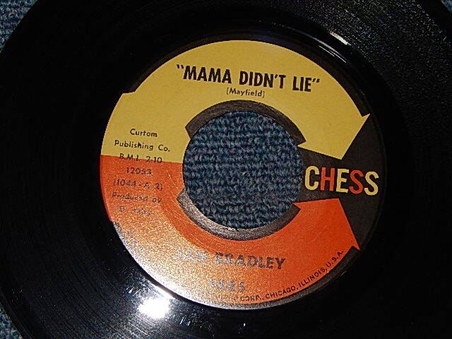 画像1: Jan Bradley (LADY SOUL SINGER) - A)Mama Didn't Lie   B)Lovers Like Me (NORTHERN SOUL)  (Ex++/Ex++) / 1963 US AMERICA ORIGINAL Used 7"45 rpm SINGLE
