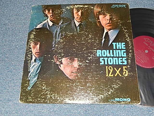 画像1: THE ROLLING STONES - 12 x 5 (Matrix #A)ARL-6493-1D B)ARL-6494-1C)(VG++/Ex++) / 1964 US AMERICA ORIGINAL "MAROON with Unboxed LONDON on TOP Label" MONO Used LP  