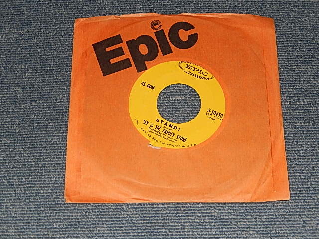 画像1: SLY & THE FAMILY STONE - A) STAND  B) I WANT TO TAKE YOU HIGHER (MINT-/MINT- STOL for PROMO) / 1969 US AMERICA ORIGINAL "PROMO SEALE" Used 7" 45rpm  Single 
