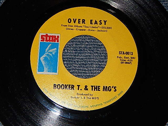 画像1: BOOKER T. and THE MG'S - A)OVER EASY   B)HANG EM HIGH (MINT-/MINT-) / 1968 US AMERICA ORIGINAL  Used 7" 45rpm Single  