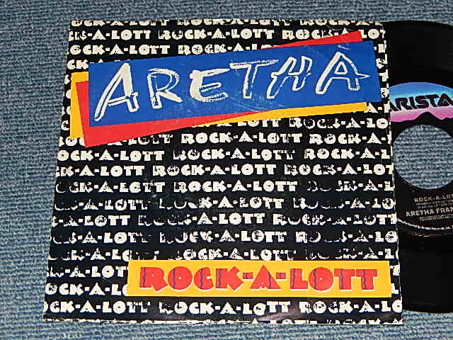 画像1: ARETHA FRANKLIN - A) ROCK-A-LOTT  B) LOOK TO THE RAINBOW (PS:MINT-/MINT)  /1983 US AMERICA ORIGINAL "With PICTURE SLEEVE / PS" Used 7"45 