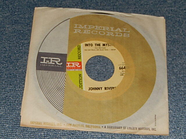 画像1: JOHNNY RIVERS - A) INTO THE MYSTIC (Van Morrison)   B)JESUS IS A SOULMAN (A:MINT- / B:MINT-)  / 1970 US AMERICA  ORIGINAL "PROMO" Used 7" Single 