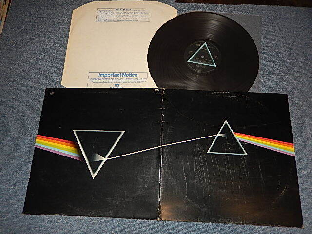 画像1: PINK FLOYD - THE DARK SIDE OF THE MOON  (Matrix #A)SHVL-804 A-3 3  G7H B)SHVL-804 B-2  3 RAR)（Ex++ BC:VG++/Ex++) / 1973 UK ENGLAND ORIGINAL "2nd Press Label" Used LP