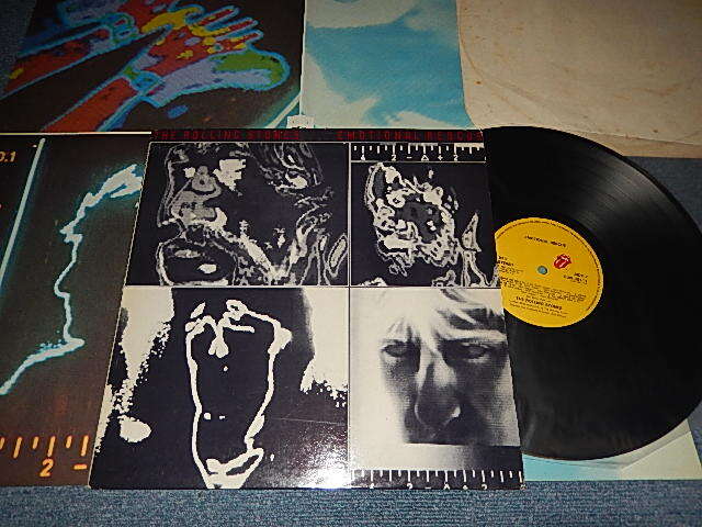 画像1:  THE ROLLING STONES - EMOTIONAL RESCUE (With POSTER)(A) CUN 39111 A- 4U STERLING B) CUN 39111 B- 1U STERLING   "1st Press Matrix Number") (eX+++/mint-) / 1980 UK ENGLAND ORIGINAL Used LP 