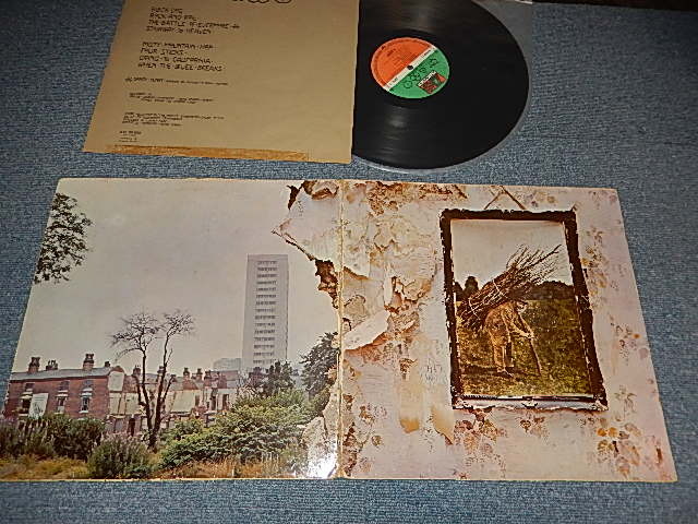 画像1: LED ZEPPELIN -  IV (Matrix #A)K 50008 A-2  X PF UK B)K 50008 B-2 XX PF)(Ex+/Ex++ A-3:POOR Jump) / 1972? GERMANY REISSUE? Used LP With CUSTOM INNER SLEEVE