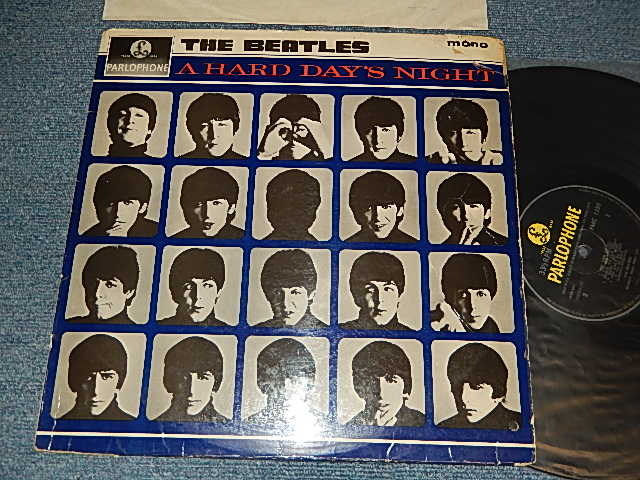 画像1: THE BEATLES - A HARD DAYS NIGHT (Matrix #)(VEx/Ex++ SPLIT) /1964 UK ENGLAND ORIGINAL "YELLOW PARLOPHONE Label" MONO Used LP
