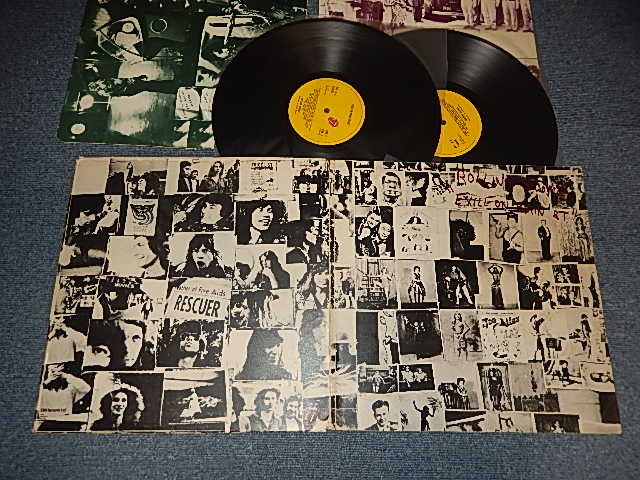 画像1: ROLLING STONES - EXILE ON MAIN ST. (NO POSTCARDS:NEVER HAVE) (WithOriginal Inner Sleeves by HARD PAPER) (Ex++/Ex+++ Looks:Ex+++) / 197? UK ENGLAND REISSUE Used 2 LP's