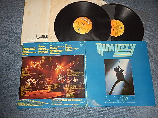 画像1: THIN LIZZY - LIFE LIVE(Ex++/Ex+++ D-2:Ex) / 1978 UK ENGLANDORIGINAL Used 2-LP 