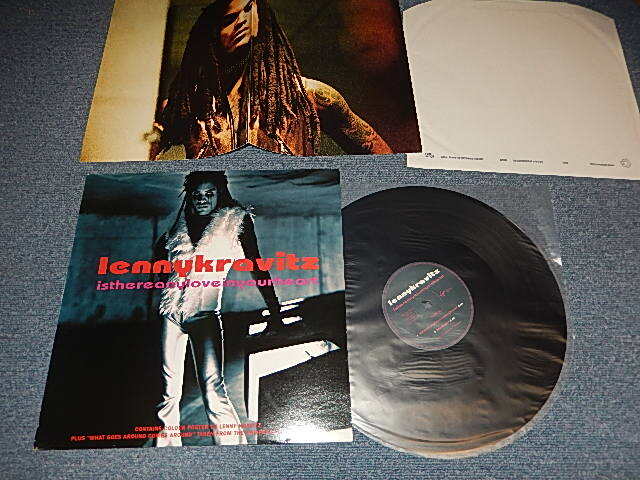 画像1: LENNY KRAVITZ - IS THERE ANY LOVE IN YOUR HEART (with POSTER)  (NEW) / 1993 UK ENGLAND ORIGINAL "BRAND NEW" L12" Single 