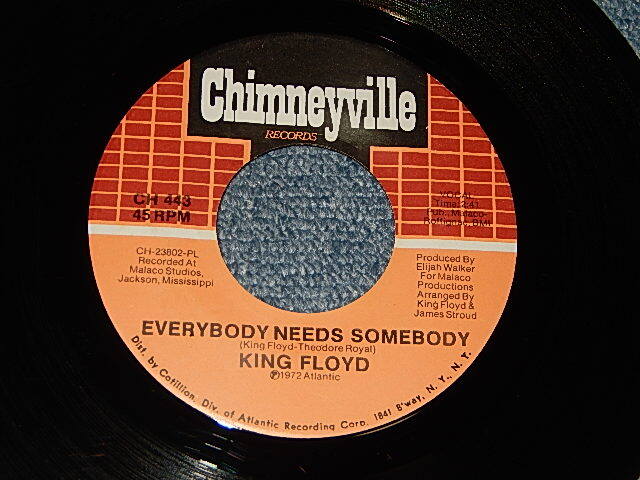 画像1: King Floyd - A)Everybody Needs Somebody  B) Woman Don't Go Astray (Ex++/Ex++)  / 1972 US AMERICA ORIGINAL Used 7"45 