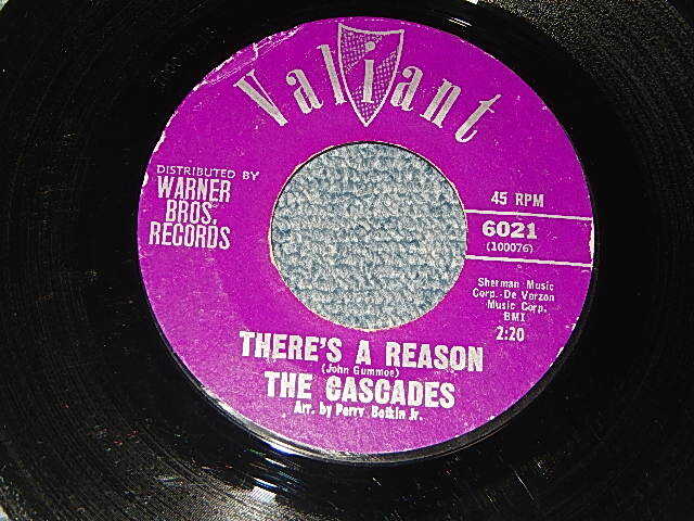 画像1: The CASCADES - A) THERE'S A REASON   B) SECOND CHANCE  (Ex++/Ex++) / 1962 US AMERICA ORIGINAL Used  7"Single  