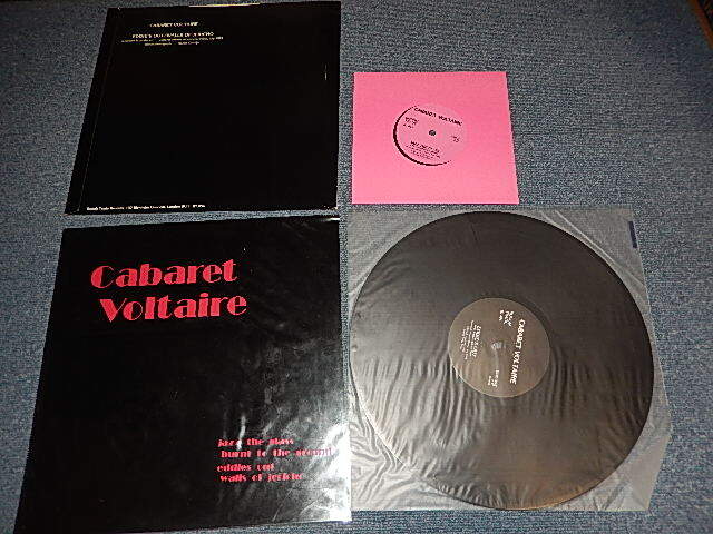 画像1: CABARET VOLTAIRE - Jazz The Glass / Burnt To The Ground / Eddie's Out / Walls Of Jericho (7"+12"+VIBYL BAG) (Ex++/MINT) / 1981 UK ENGLAND ORIGINAL Used 7"+12"+VIBYL BAG