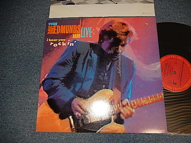 画像1: DAVE EDMUNDS BAND - LIVE I HEAR YOU KNOCKOUT (With CUSTOM INNER SLEEVE) (Ex+MINT) / 1987 US AMERICA ORIGINAL "PROMO GOLD STAMP" Used  LP 