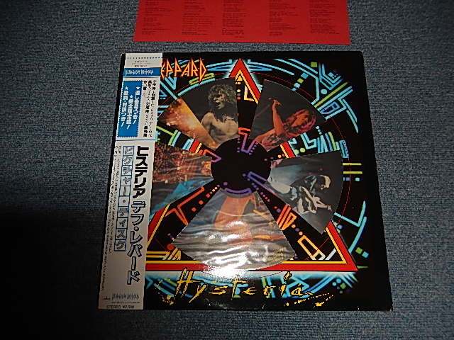 画像1: DEF LEPPARD - HYSTERIA (PICTURE DISC) (Ex++/MINT) / 1987 UK ENGLAND + JAPAN Obi & Liner Inserts 輸入盤日本国内仕様 ORIGINAL Used LP with OBI 