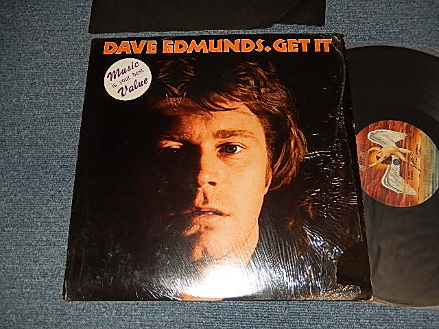 画像1: DAVE EDMUNDS - GET IT (With BLACK INNER SLEEVE) (With HYPE SEAL) (STERLING cut)  (Ex+++/MINT-) / 1977 US AMERICA ORIGINAL Used LP