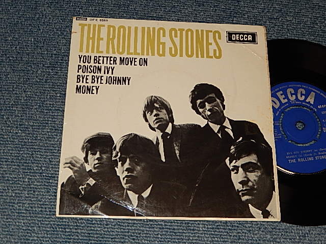 画像1: THE ROLLING STONES - THE ROLLING STONES (Matrix #A) EFF-2662 1K 1 U H B) EFF-2663 1K 1 U R) (Ex++/Ex++ B-1:VG+++) / 1964 UK ENGLAND  ORIGINAL Used 7"  45 rpm EP with PICTURE SLEEVE 