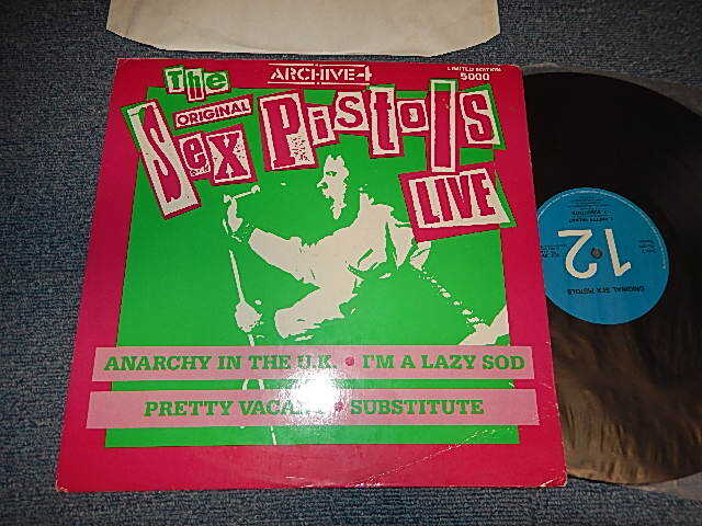 画像1: SEX PISTOLS -  The Original Sex Pistols Live (Ex++/Ex+++) / 1986 UK ENGLAND ORIGFINAL Used 12" EP 