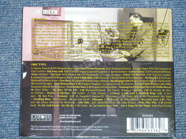 画像: V.A. OMNIBUS - JOE MEEK THE LAST RECORDINGS ( With BOOKLET ) / 2009 UK ORIGINAL Brand New Sealed CD 