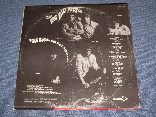 画像: THE ZIG ZAG PEOPLE - TAKE BUBBLE GUM MUSIC UNDERGROUND  / 1969 US ORIGINAL White Label Promo STEREO LP
