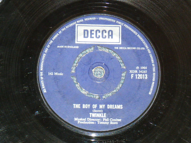 画像: TWINKLE - TERRY  / UK 2nd Press "BOXED DECCA"7"Single