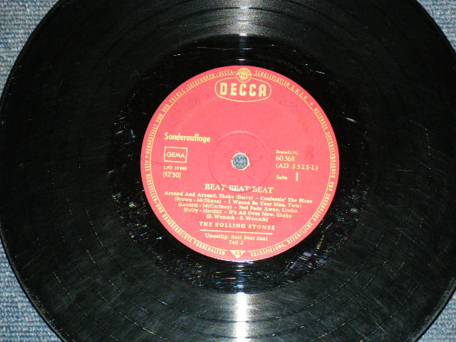 画像: ROLLING STONES - BEAT BEAT BEAT ( Limited 2,000 Press )   / 1964? GERMAN ORIGINAL 10"LP