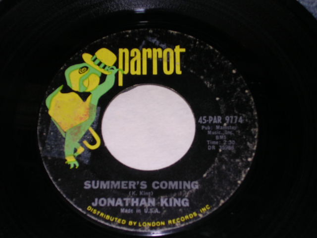 画像: JOHNATHAN KING - EVERYBODY'S GONE TO THE MOON    / 1965 US ORIGINAL 7"SINGLE