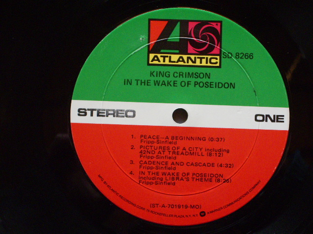 画像: KING CRIMSON - IN THE WAKE OF POSEIDON / 1970 US 1976 Version 3rd Press "small 75 ROCKFELLER" Label Used LP 