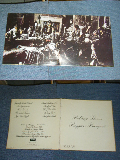 画像:  THE ROLLING STONES - BEGGARS BANQUET ( MATRIX # 6A/2A : Ex+++/Ex+++) / 1968 UK ORIGINAL MONO LP 