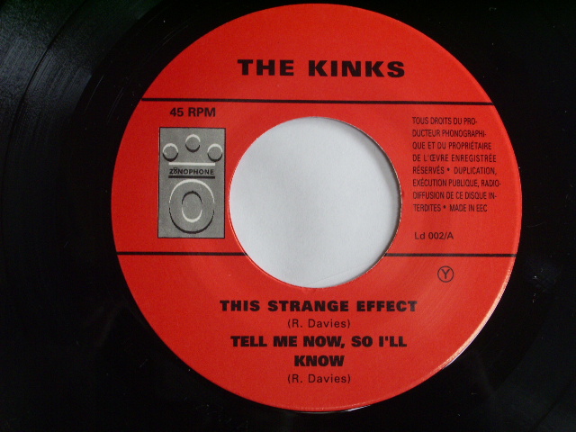 画像: KINKS - A STRANGE EFFECT  /　1977  EU REISSUE NEW 7"EP  + PICTURE SLEEVE 