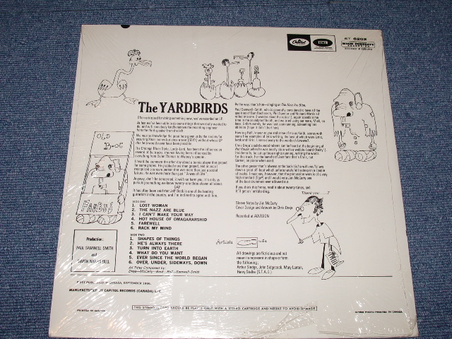 画像: THE YARDBIRDS  - OVER UNDER SIDEWAYS DOWN / CANADA REISSUE SEALED LP 