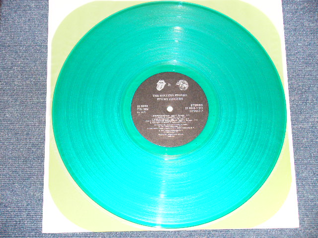 画像: ROLLING STONES - STICKY FINGERS ( GREEN WAX VINYL ) / CZECH REPUBLIC Limited Green Wax Vinyl LP 