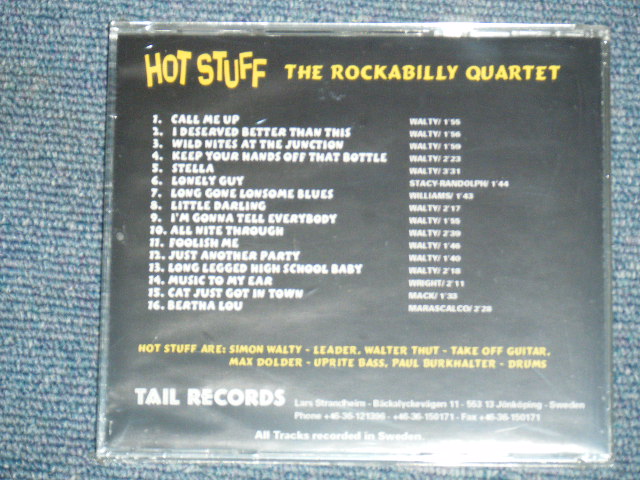 画像: HOT STUFF - THE ROCKABILLY QUARTET / SWEDEN ORIGINAL Brand New Sealed CD  