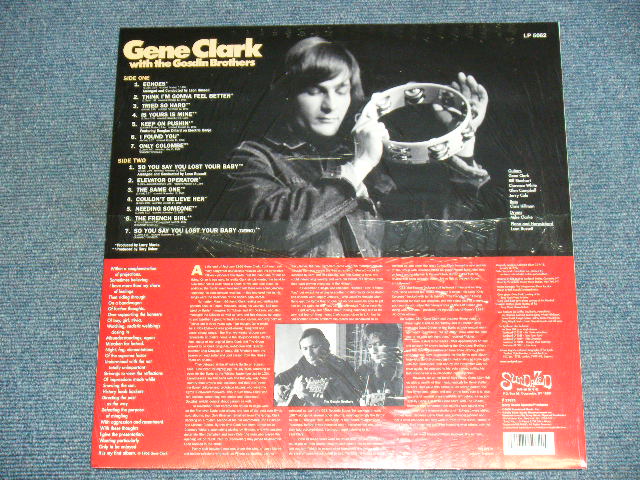 画像: GENE CLARK of THE BYRDS  - WITH THE GOSDIN BROTHERS  / 1999 US REISSUE  LIMITED 180g HEAVY  VINYL Stereo LP Out-Of-Print now  