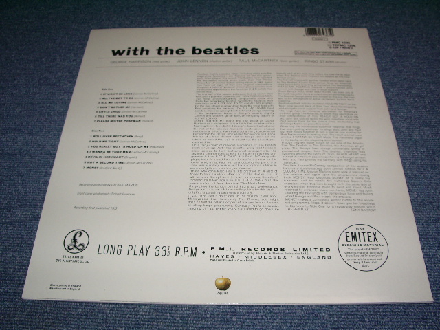 画像:  BEATLES  - WITH THE BEATLES /  1990s UK REISSUE BRAND NEW LP