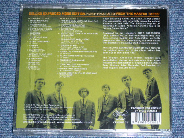 画像: THE ASSOCIATION ( Produced by CURT BOETTCHER ) -AND THEN...ALONG COMES ( ORIGINAL MONO ALBUM + BONUS )  /  2011 UK  Brand New  CD 